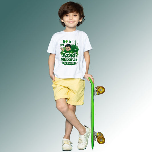 AZADI MUBARAK KIDS T-SHIRT